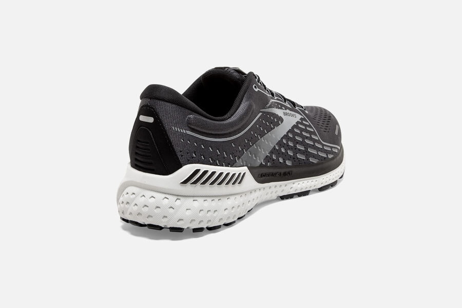 Brooks Running Shoes Mens Black/Grey - Adrenaline GTS 21 Road - 3046-BOMHS